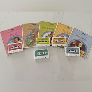 Disney Presents. Read along Books with cassettes